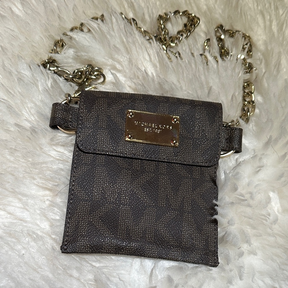 Michael Kors Gray Crossbody Bag
